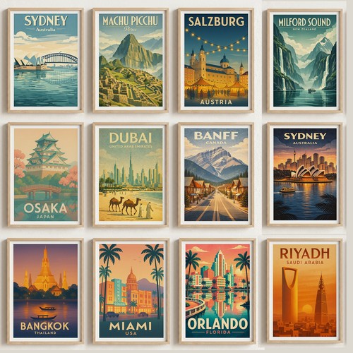 Disegni poster vintage - 53,