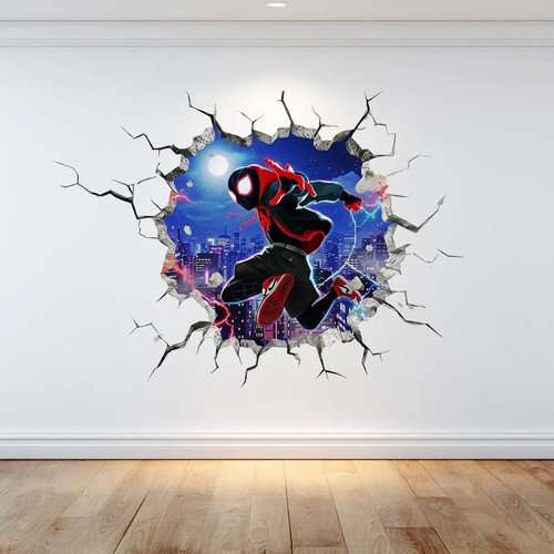 Adesivo spider man into the - into,