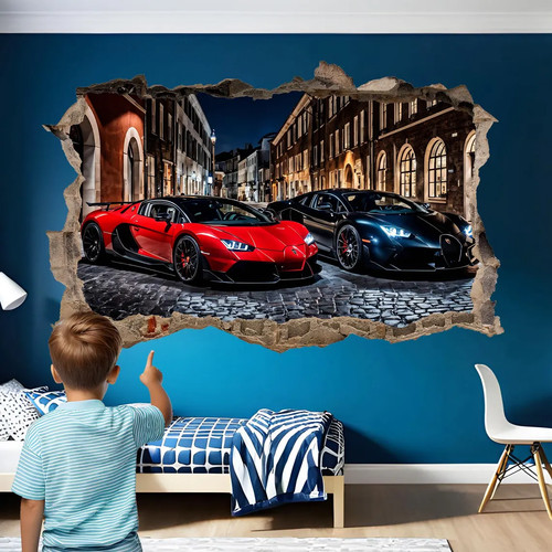 Adesivo murale auto - , sportive