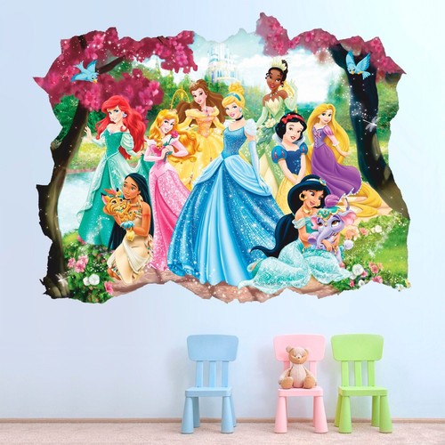 Adesivo murale principessa