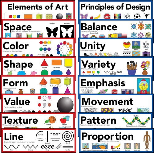 Elements art principles - of,
