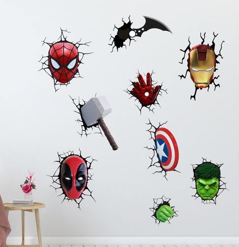 Set arte parete - arte, supereroi