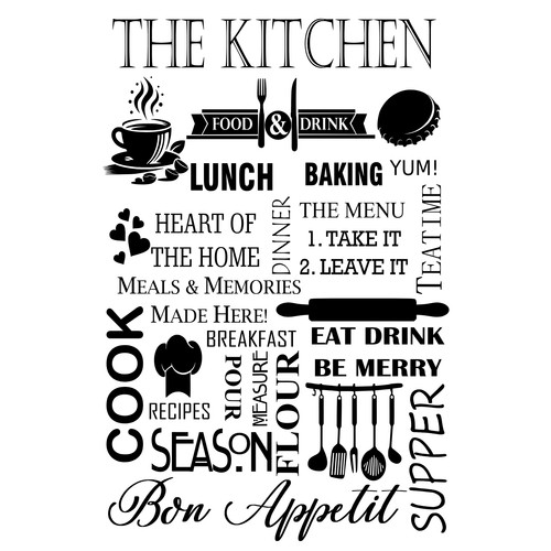 Adesivi murali cucina - cucina, vinile
