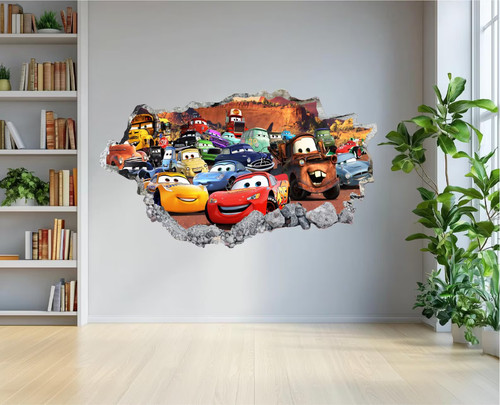Adesivo murale cartone animato